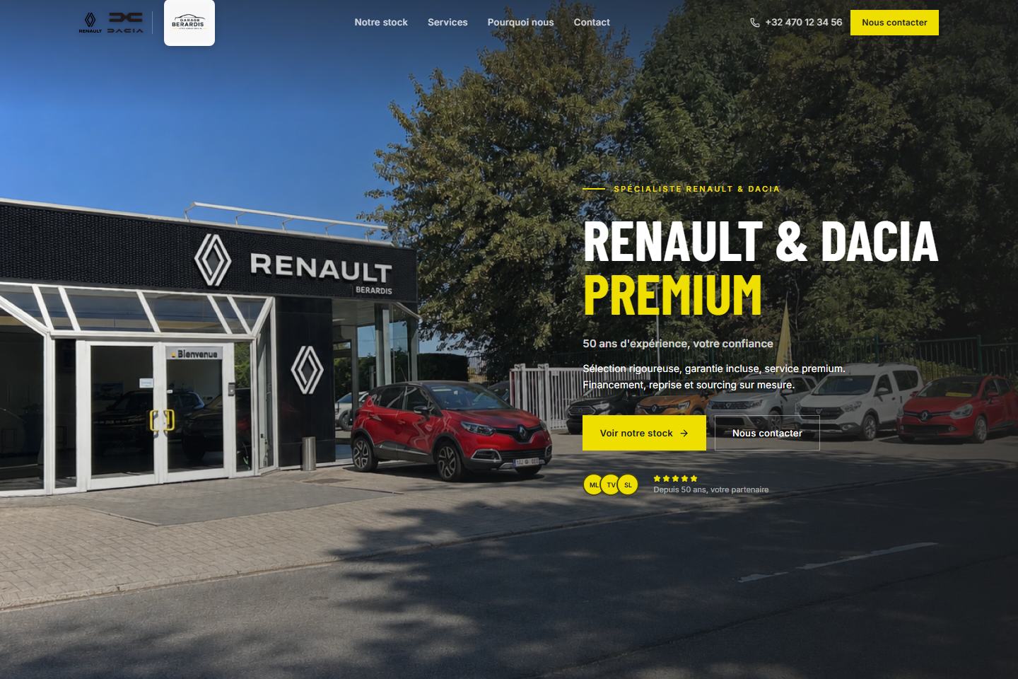 Aperçu du site Berardis Auto