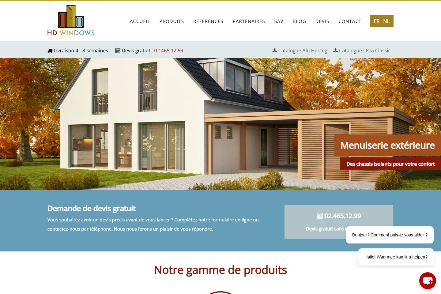 Aperçu du site HD Windows